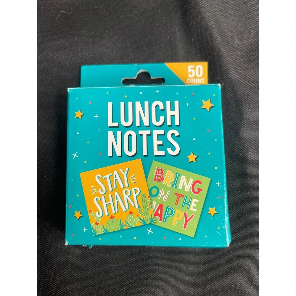 Greenbrier International 50 Count Lunch Notes Kids Motivational Pun Cards 318431